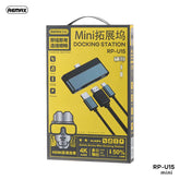 REMAX - RP-U15 Zelink Series Mini Docking Station - Tarnish